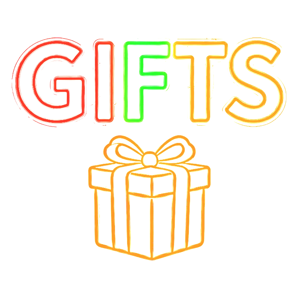 Christmas Neon Template 2
