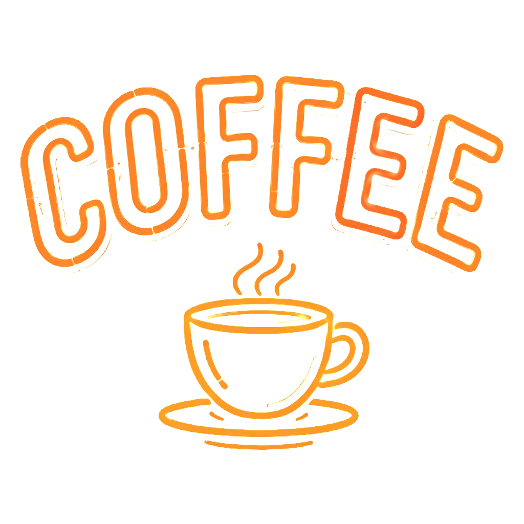 Coffee Neon Template 1