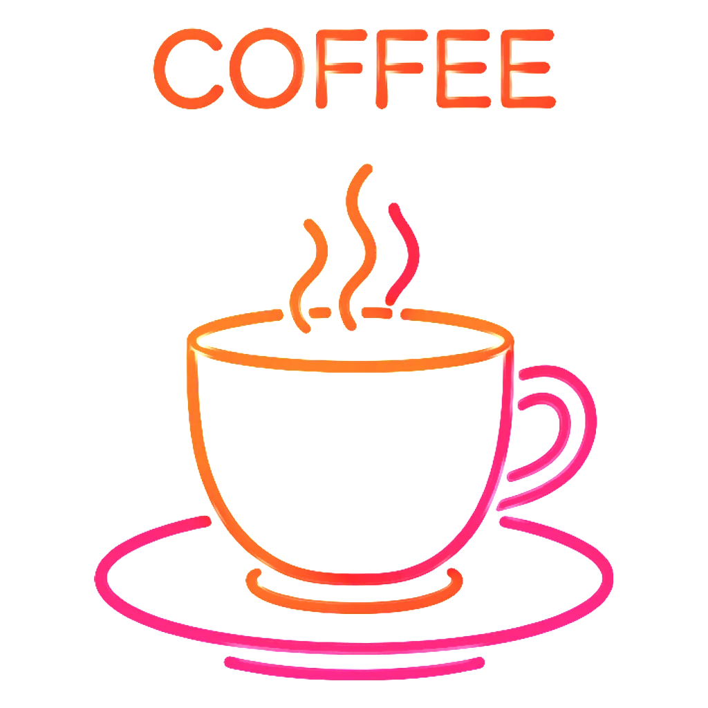 Coffee Neon Template 6