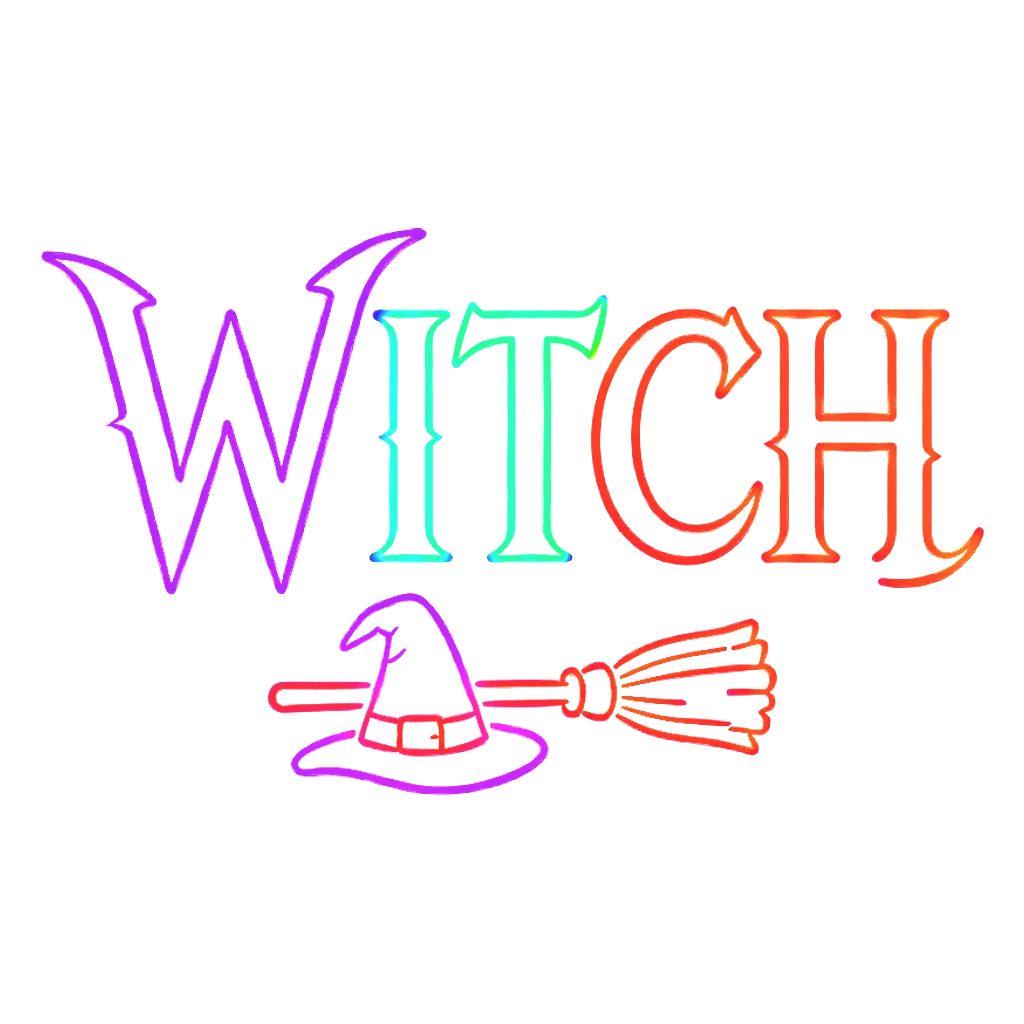 Halloween Neon Template 18