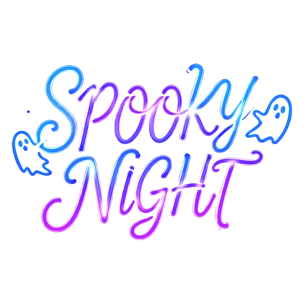 Halloween Neon Template 5