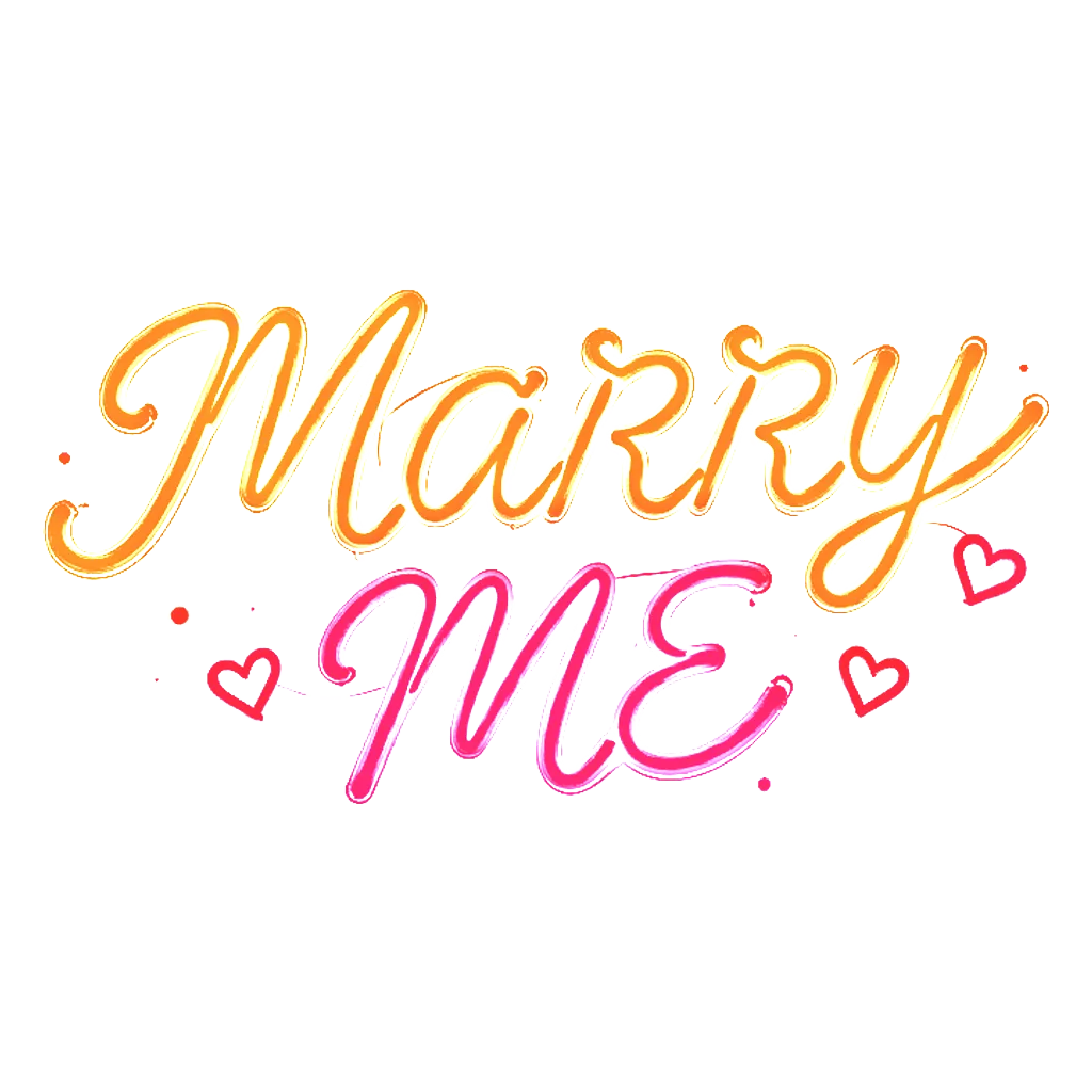 Wedding Neon Template 9