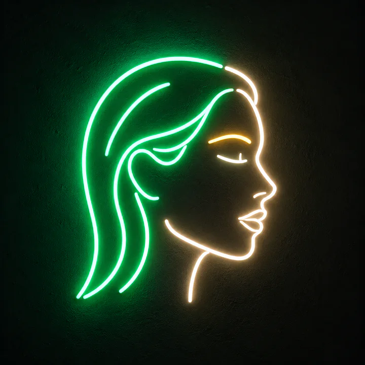 Beauty & Hair Neon Template 12