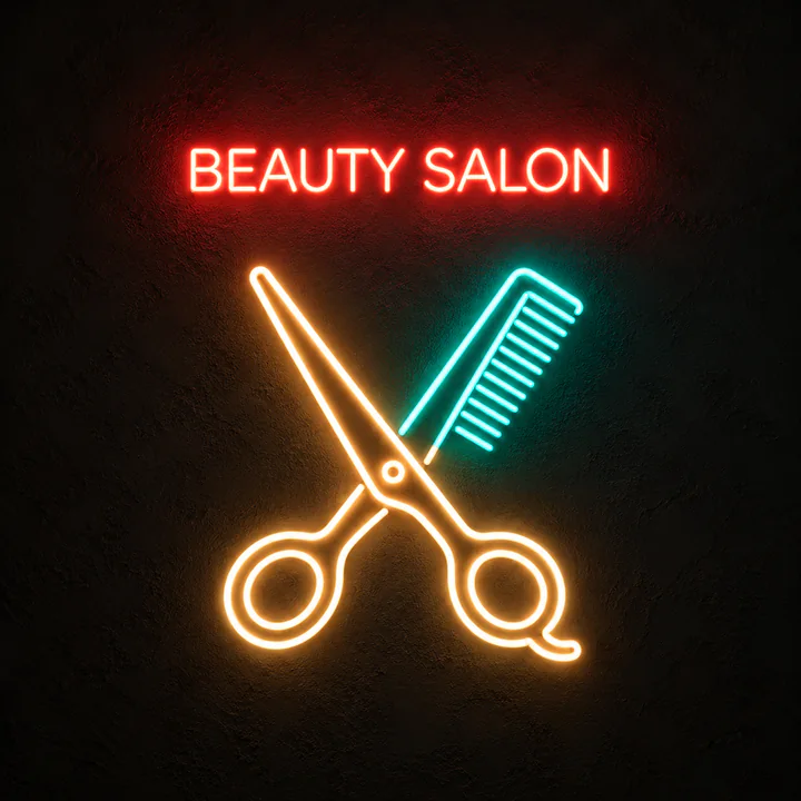 Beauty & Hair Neon Template 17