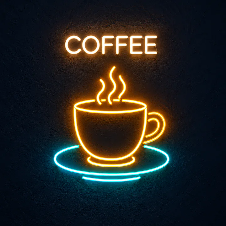 Coffee Neon Template 6