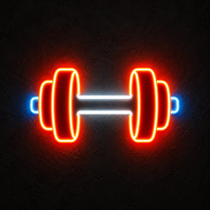 Fitness Neon Template 12