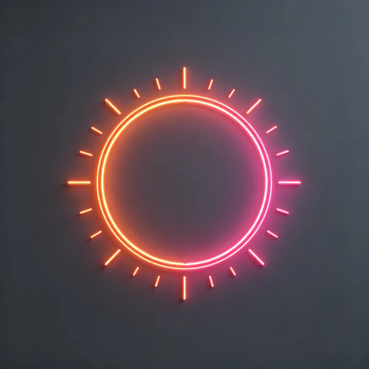 ART Neon Template 8