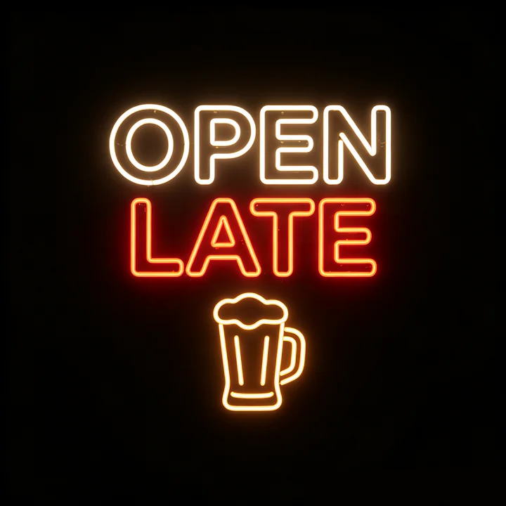 Bar Neon Template 4