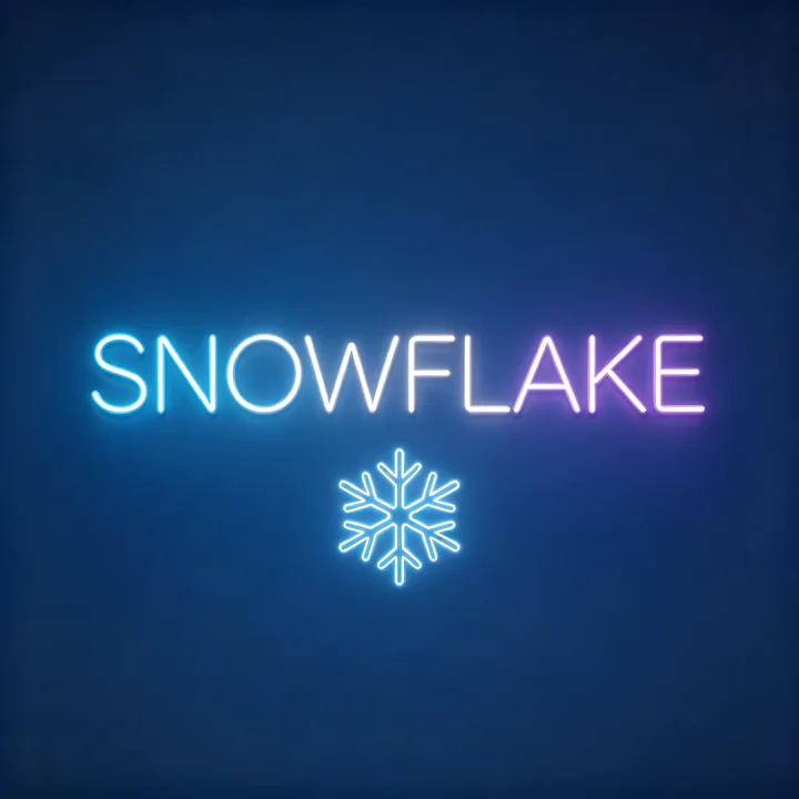 Christmas Neon Template 4