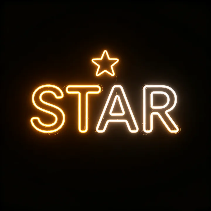 Christmas Neon Template 7