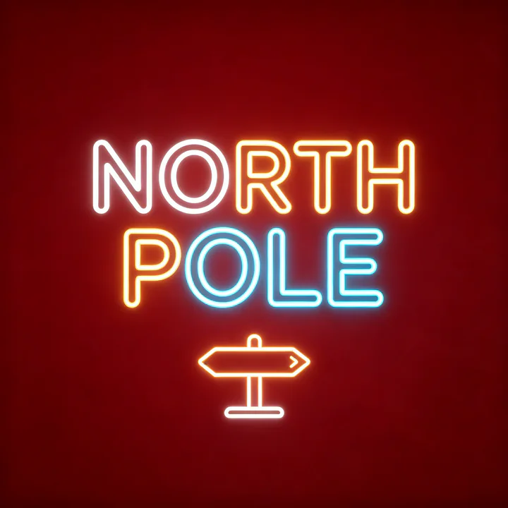Christmas Neon Template 8