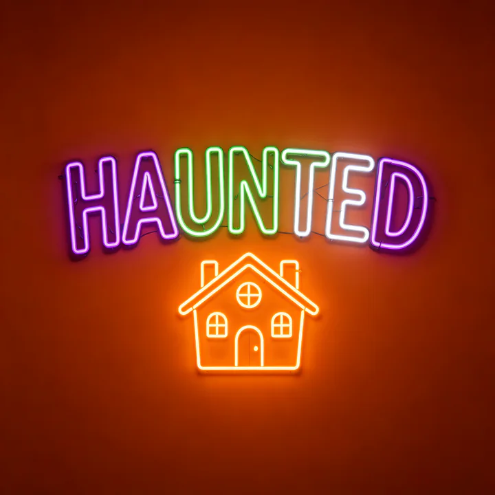 Halloween Neon Template 13
