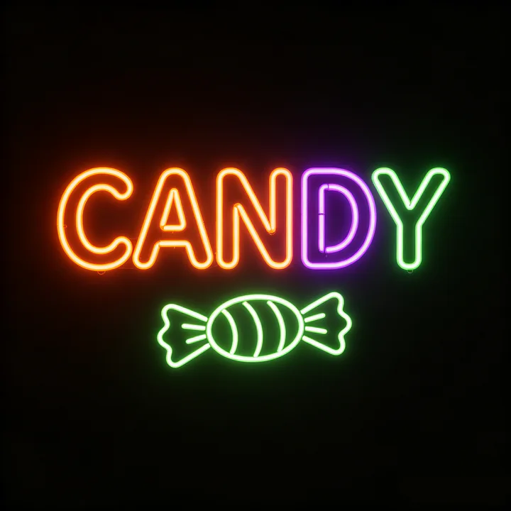 Halloween Neon Template 15