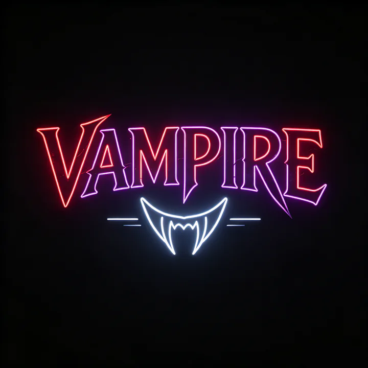 Halloween Neon Template 20