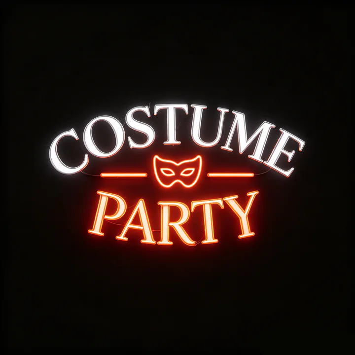 Halloween Neon Template 4