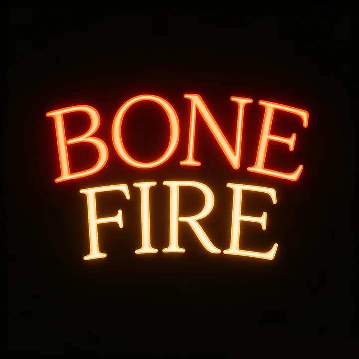 Halloween Neon Template 8