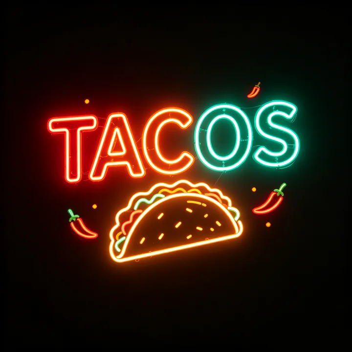 Restaurant Neon Template 10