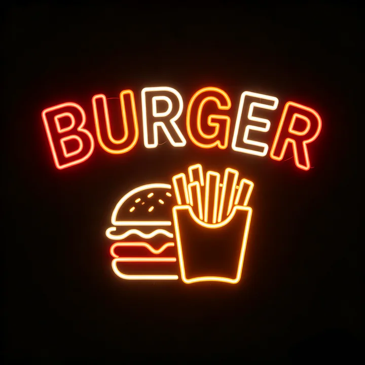 Restaurant Neon Template 12