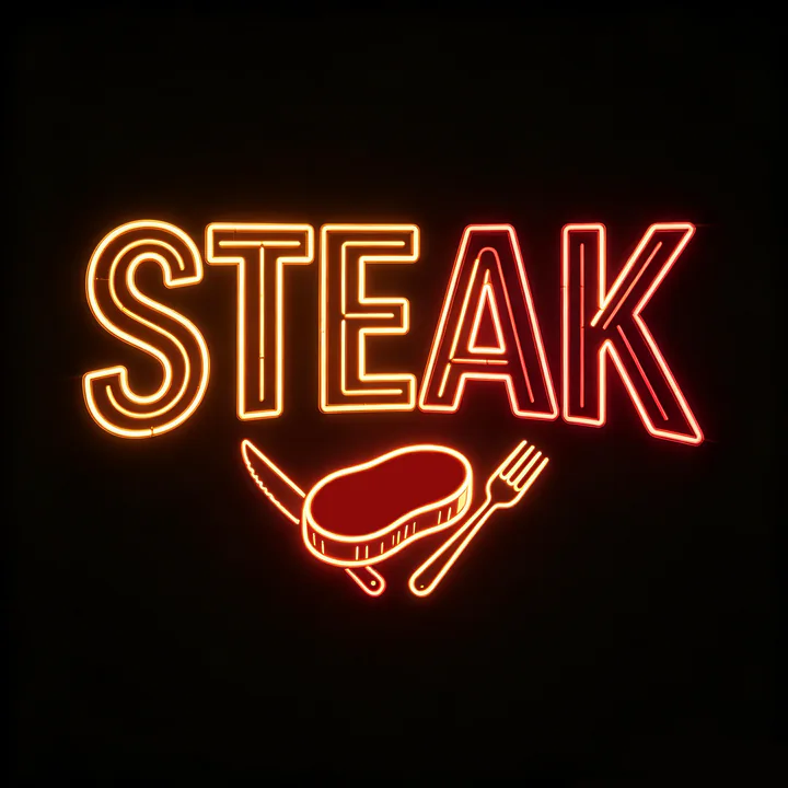 Restaurant Neon Template 5