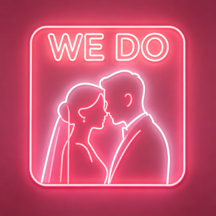 Wedding Neon Template 11