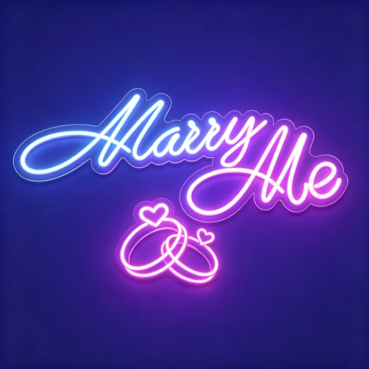 Wedding Neon Template 12