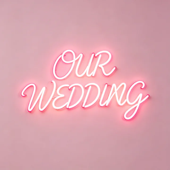 Wedding Neon Template 6