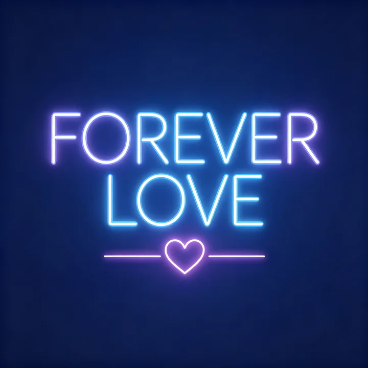 Wedding Neon Template 8