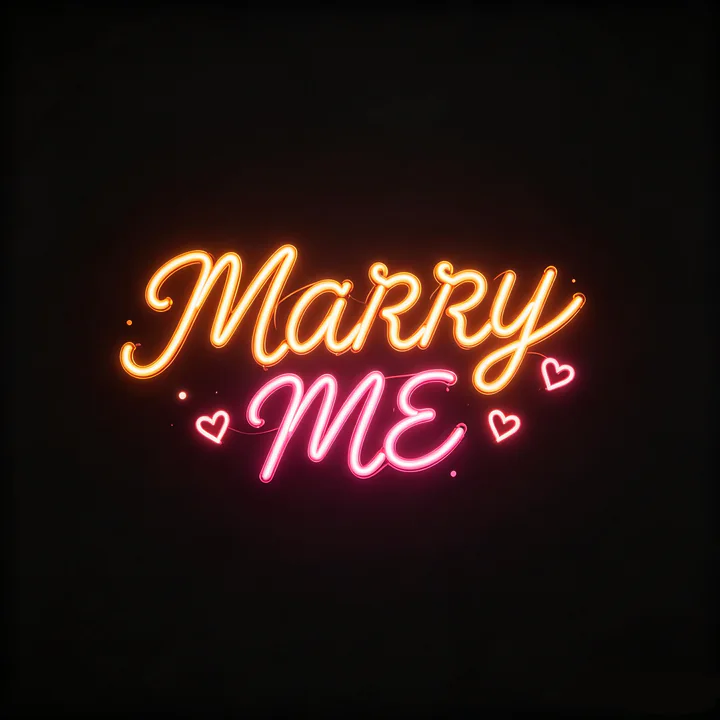 Wedding Neon Template 9