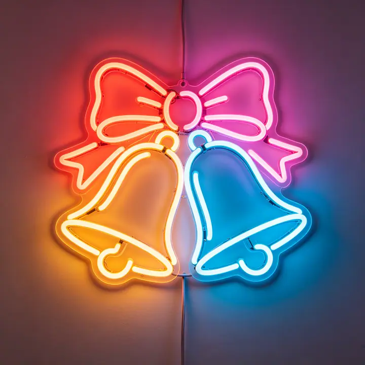 Christmas Neon Template 11