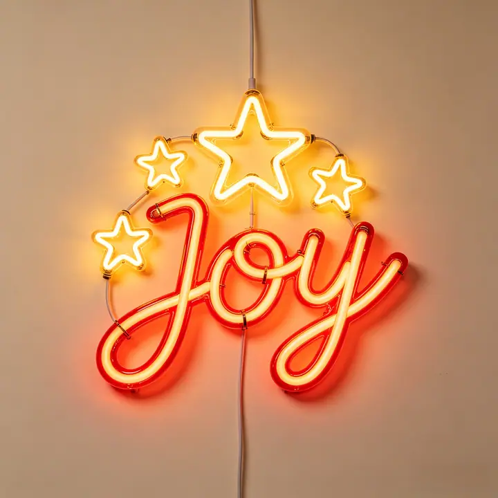 Christmas Neon Template 13