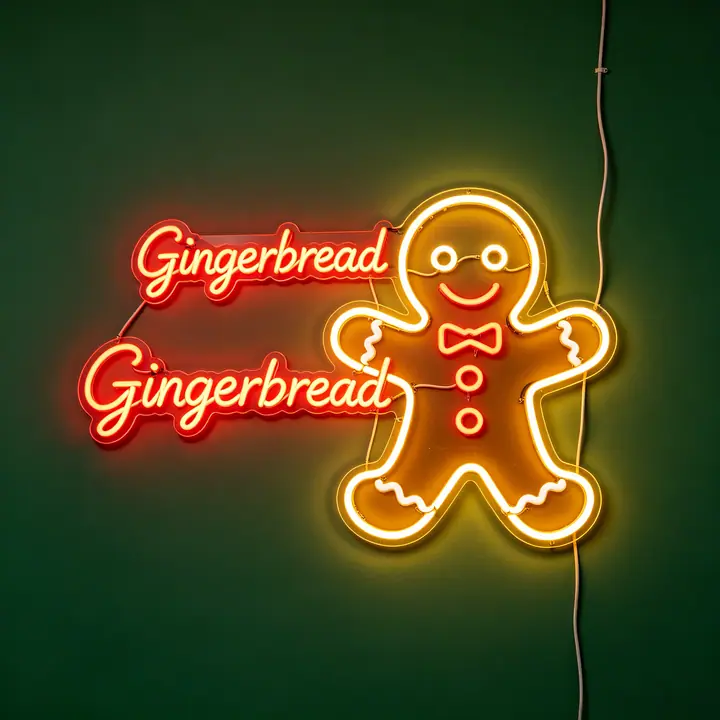 Christmas Neon Template 16