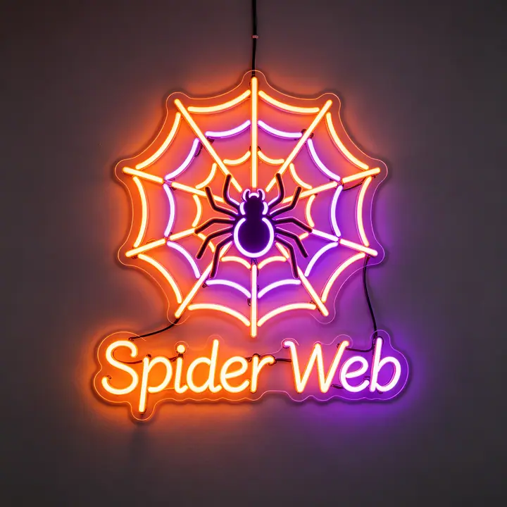 Halloween Neon Template 30